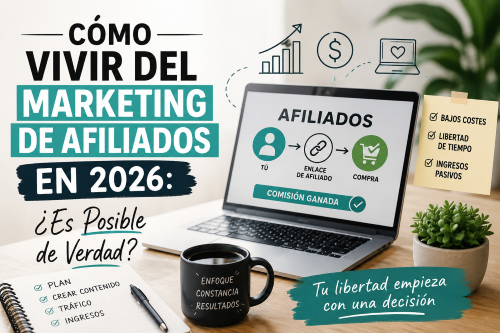 como vivir del marketing de afiliados 2026 es posible